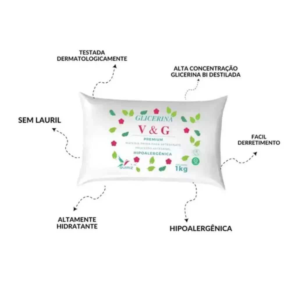 Base Glicerinada Branca V&G - 1 kg