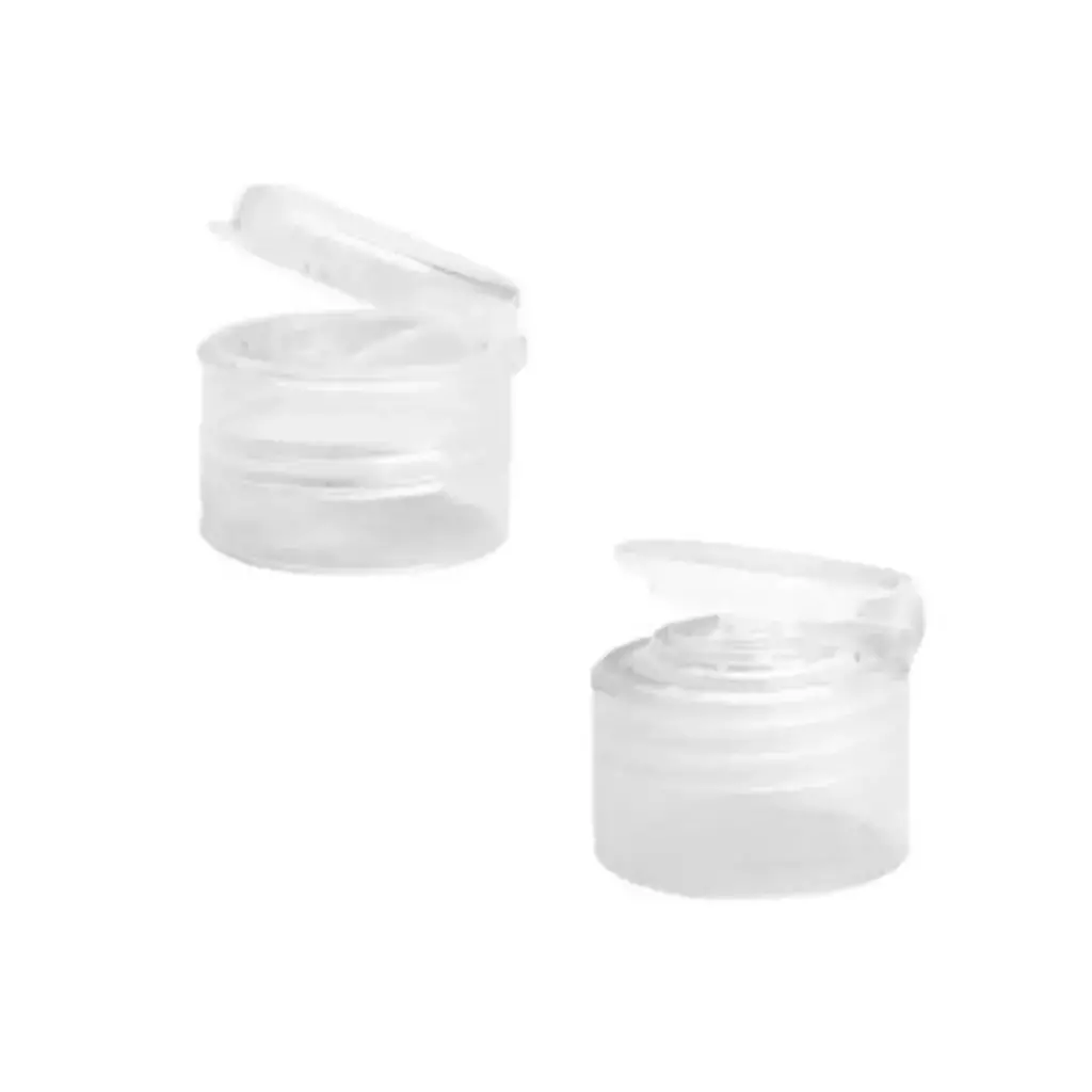 Tampa Flip Top Rosca 28 Transparente