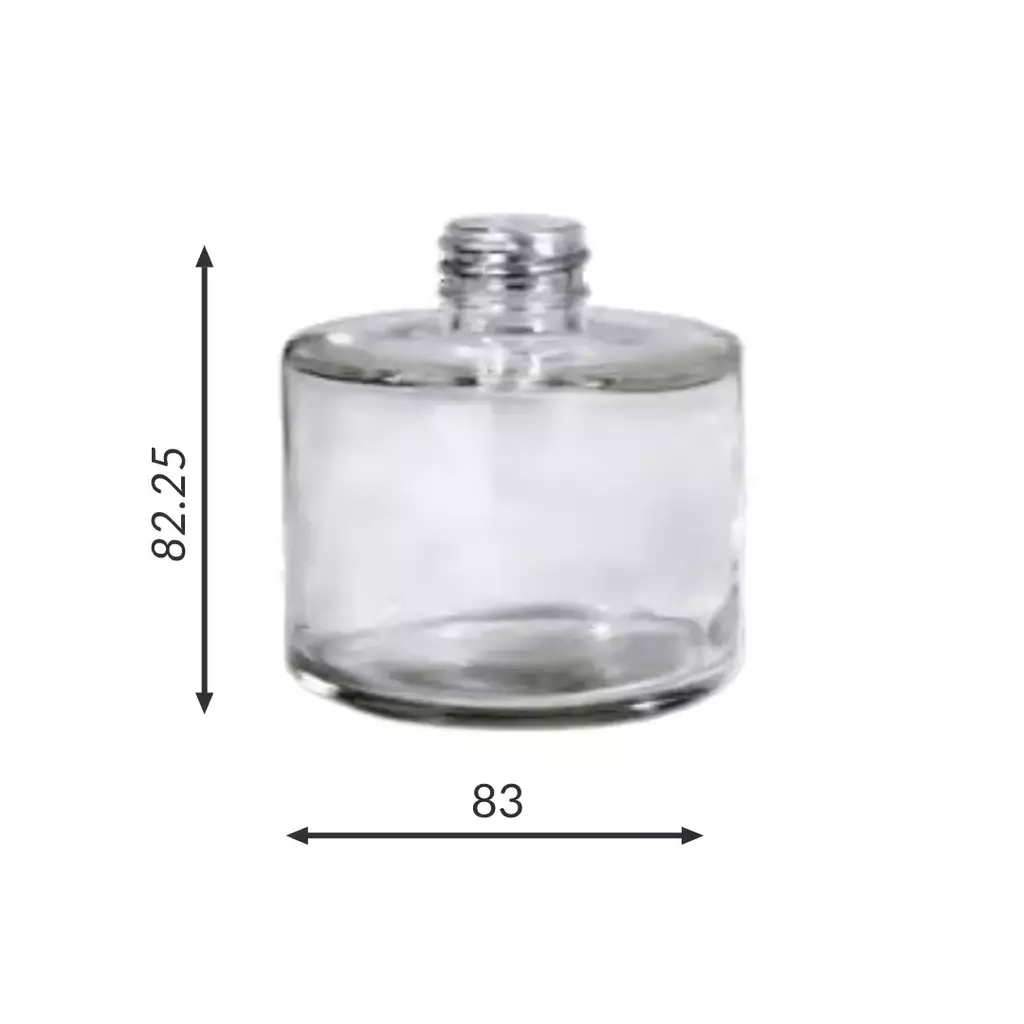 Vidro Difusor 240 ml Picolo Transparente Rosca 28/410