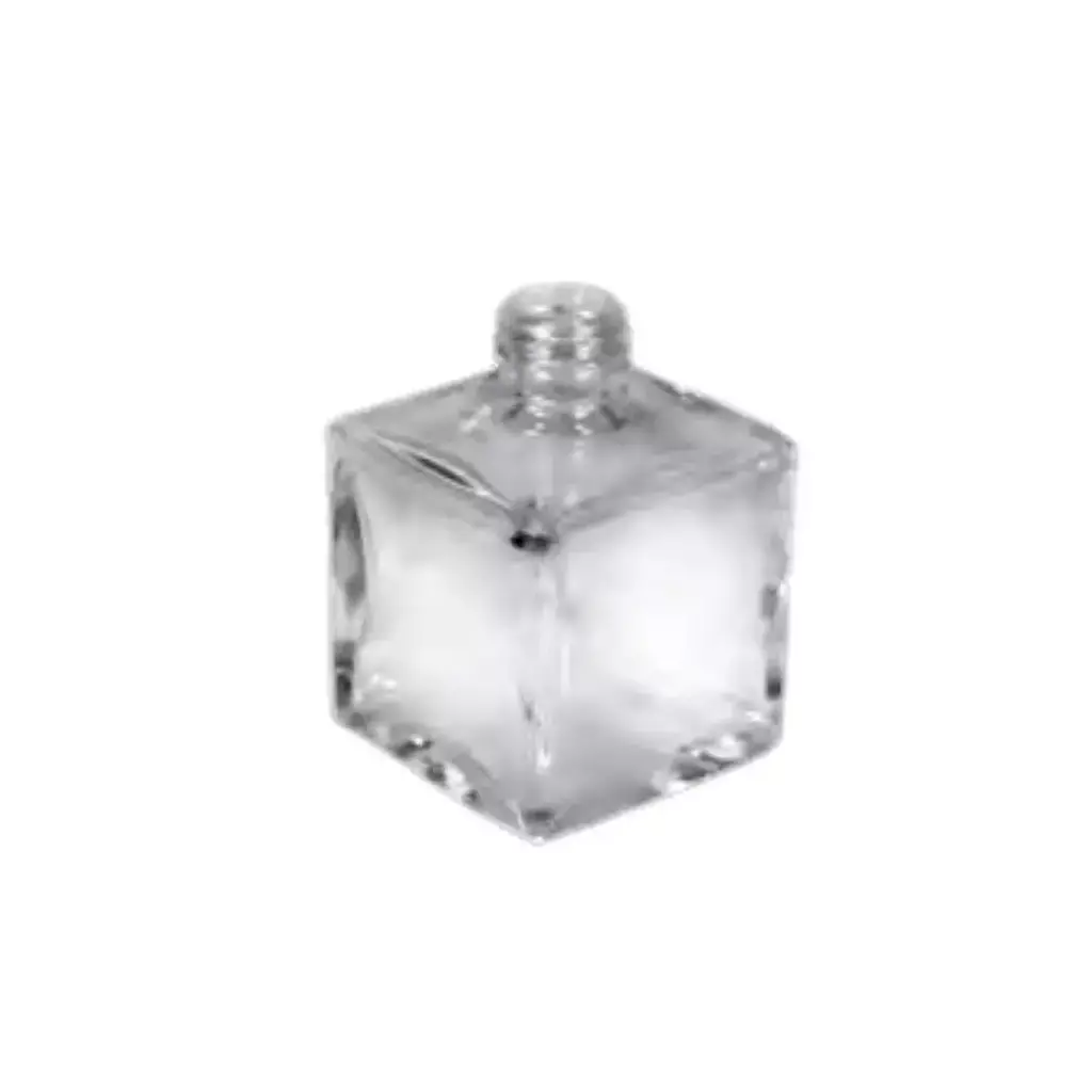 Vidro Cubo 50 ml Rosca 18/415 Transparente