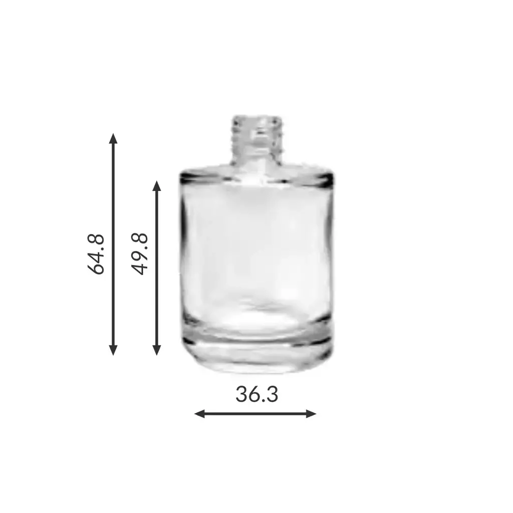 Vidro Cilindro Picolo 30 ml Rosca 18/415 Transparente