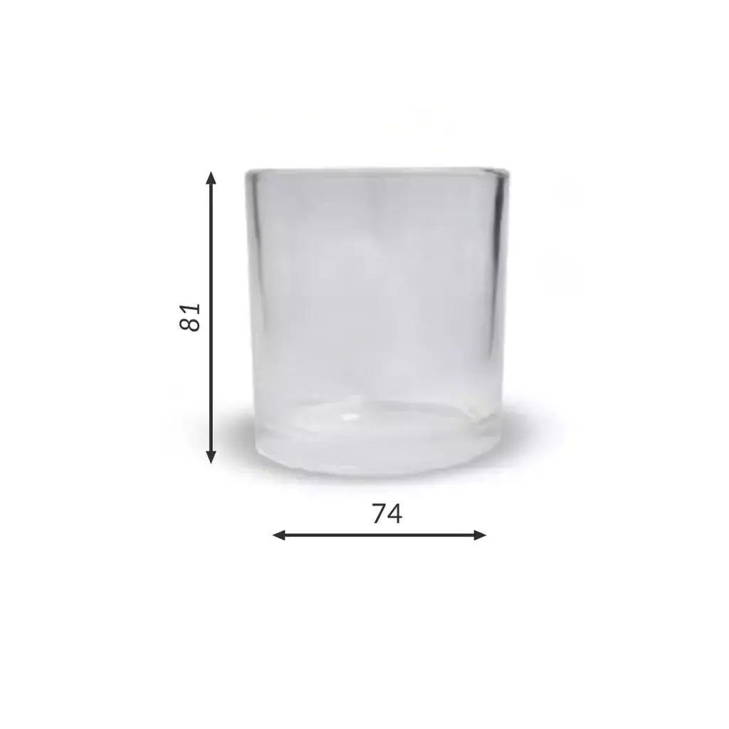 Vidro Copo Whisky 260 ml Transparente