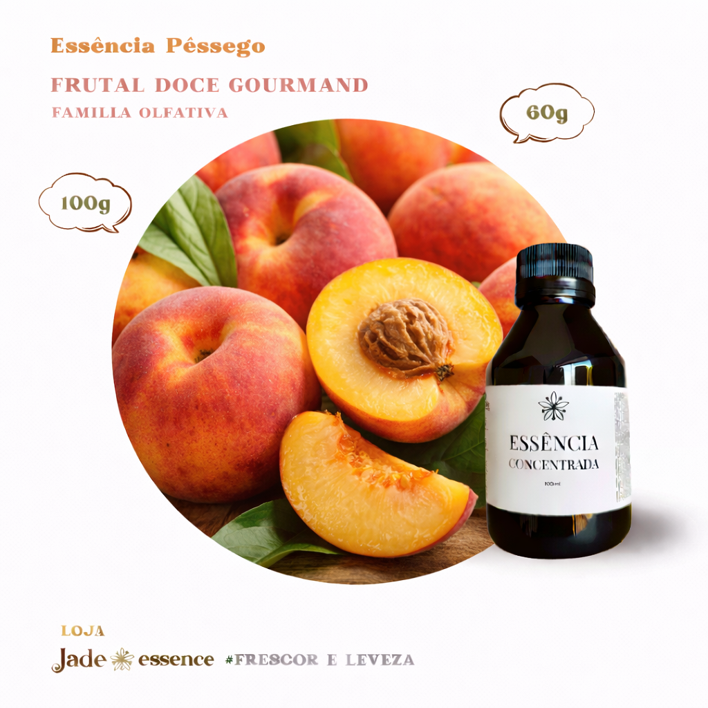 Essência Concentrada Pêssego - Linha Universal - 100 ml