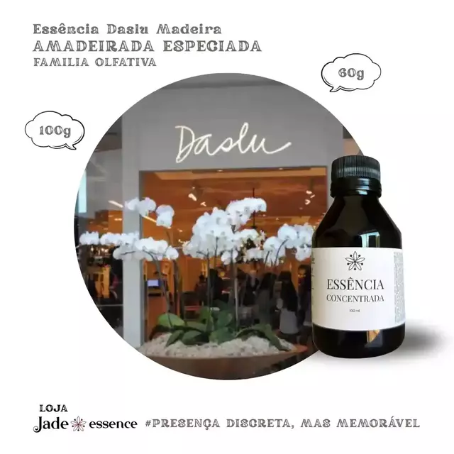 Essência Concentrada Daslu Madeira - Linha Universal - 100 ml