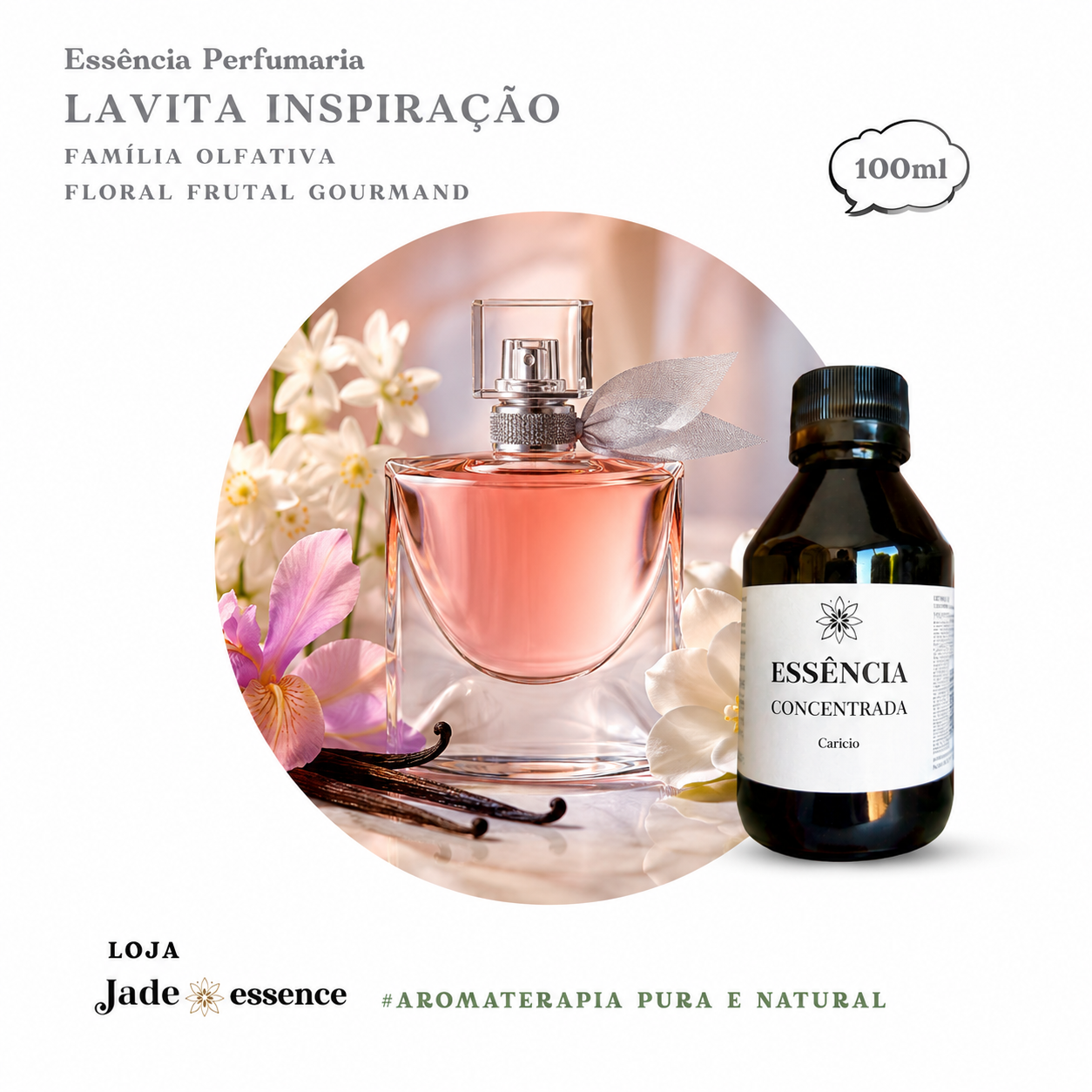 Essência Concentrada Lavita - Linha Perfumaria Fina - 100 ml