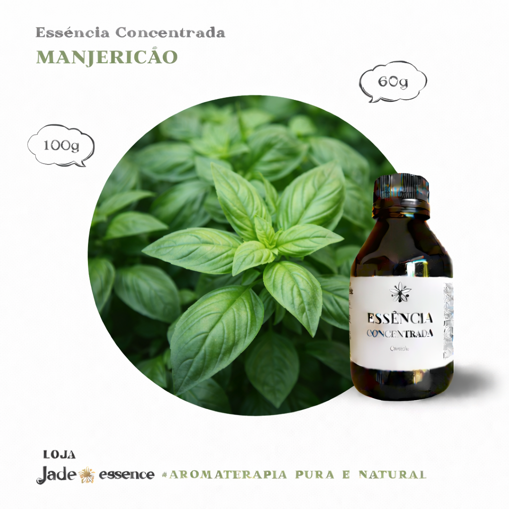Essência Concentrada Manjericão - Linha Universal - 100 ml