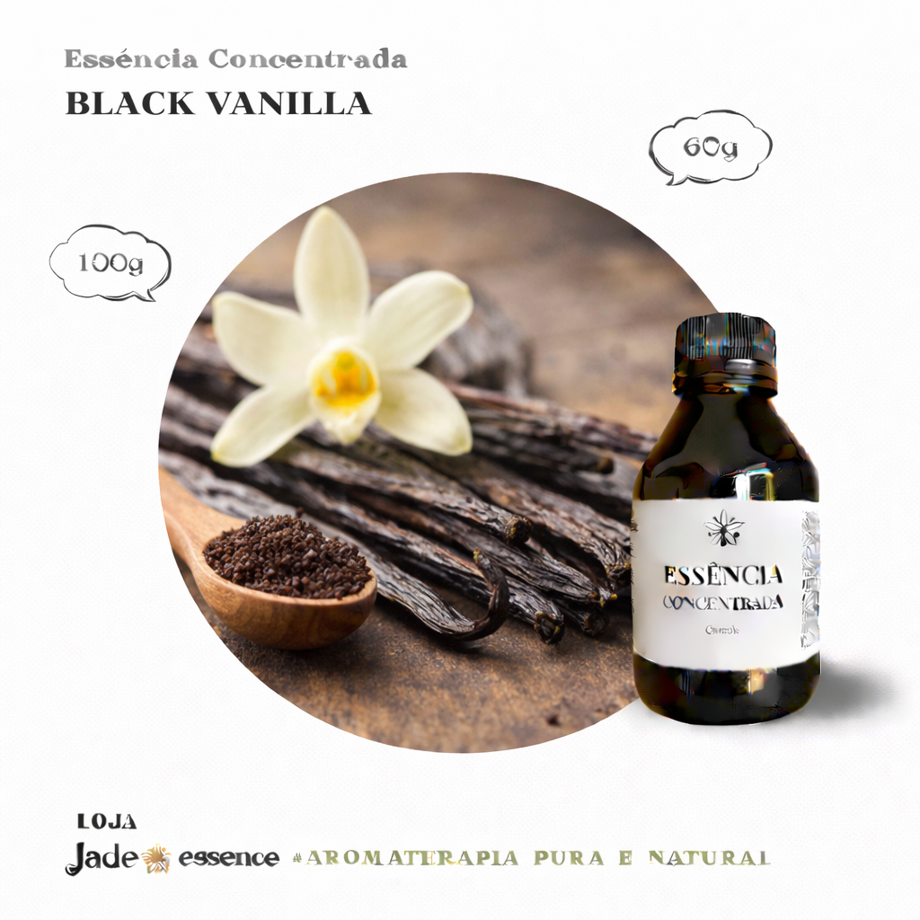 Essência Concentrada Black Vanilla - Linha Universal - 100 ml