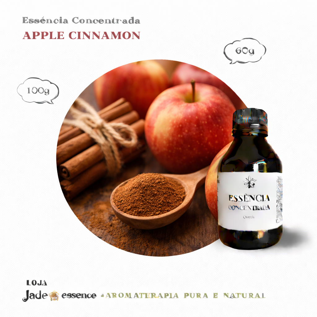 Essência Concentrada Apple Cinamon - Linha Universal - 100 ml